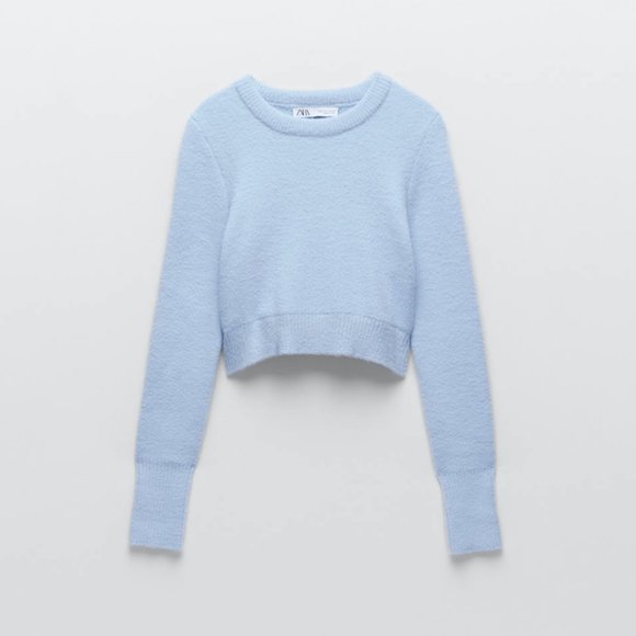 Zara Soft-Touch Cropped Sweater - Picture 6 of 7